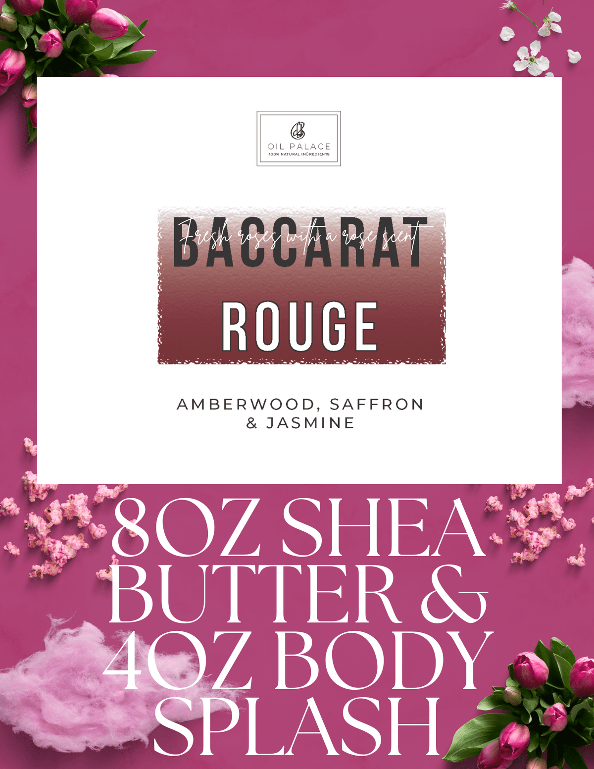 Baccarat Rouge Shea Butter & Splash Set Type